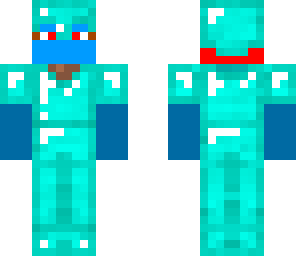 ninja in fake diamond armor 