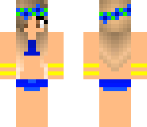 blue bikini