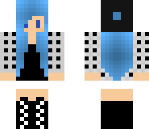 cute blue girl