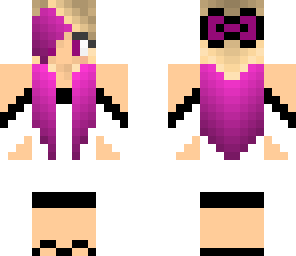 purple cute girl