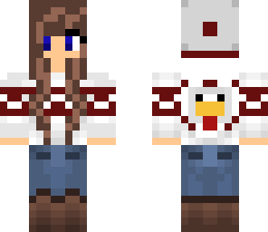 fall chicken girl hoodie