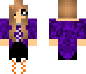 purple gamer girl