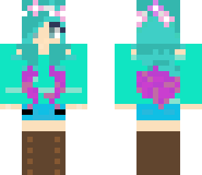 coloured hair girl