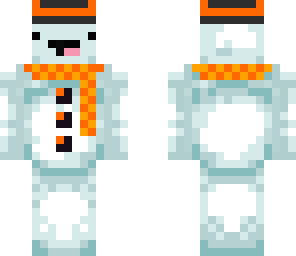 orange snowman