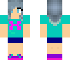 blue hair under armour