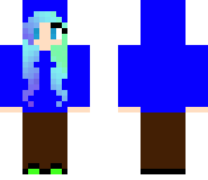 blue slime hoodie