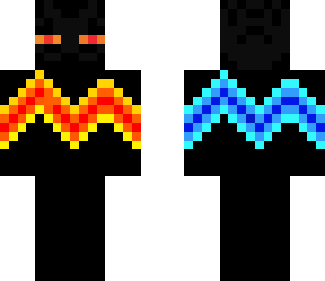 electricity multicolor enderman