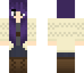 fall purple head