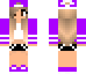cool purple girl