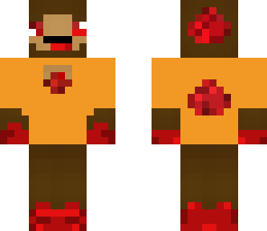 redstone monkey with a jacket