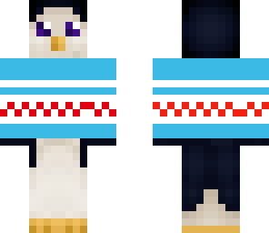 penguin with sweater