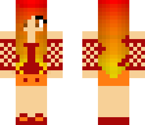 red and orange