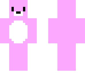 cute pink and white bear- slight change