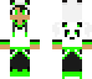 green panda man