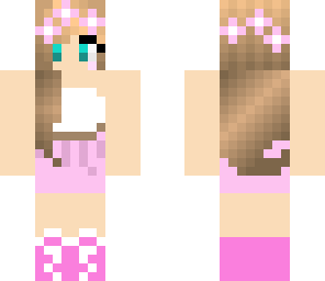 pink summer girl