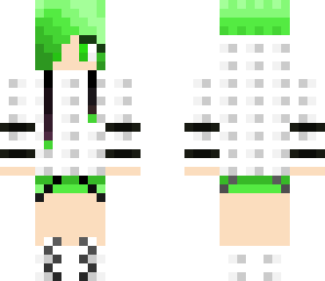 green hair