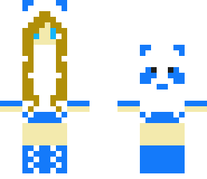 blue panda