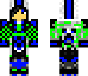 cool green and blue archer