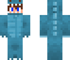 dino boy with blue eyes
