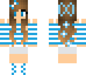 blue girl