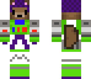 squirrel in a buzzlightyear costume