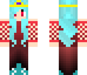 blue hair vampier princess