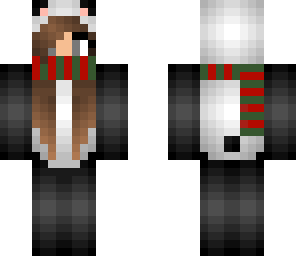christmas panda skin