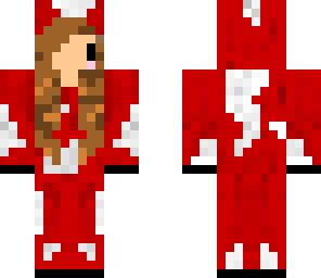 mooshroom girl with red hair edit