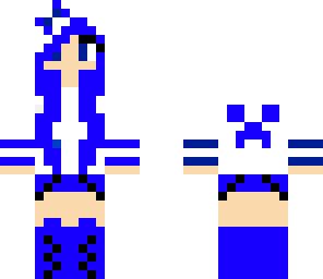 blue creeper girl