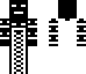 black and white