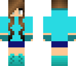 blue girl