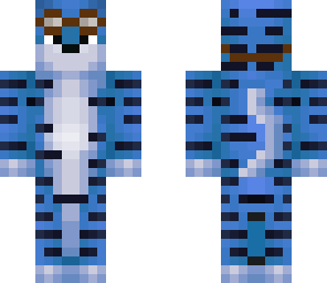 blue steampunk tiger