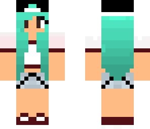 cute blue girl