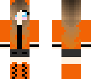 orange fox girl