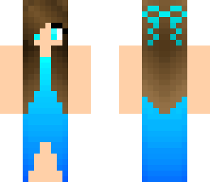 aqua blue girl 2