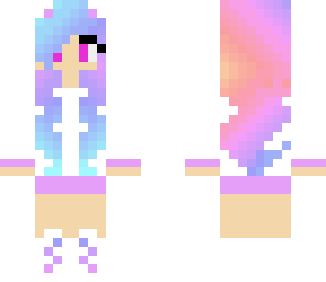 rainbow kitty girl