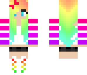 rainbow girl
