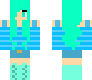 girl in blue