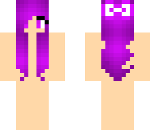 girl with violet hair template