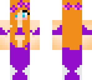 purple mermaid princess