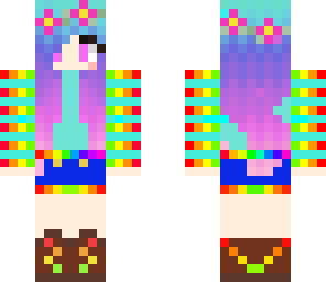 rainbow girl