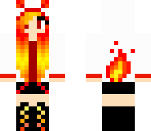 edit flame girl
