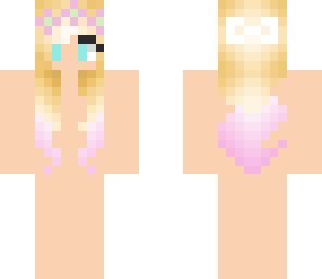 pink hair skin base