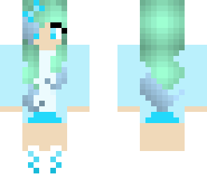 cute blue girl