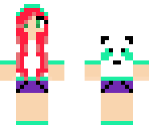 green red panda