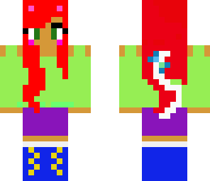 red haired cat girl