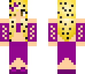 purple scary girl