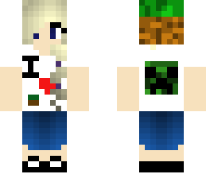 i heart minecraft girl