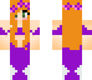 purple mermaid princess edit