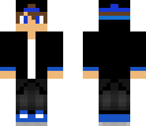 blue boy with jacket
